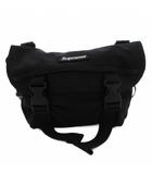 シュプリーム SUPREME 25SS Mini Messenger Bag ミニ メッセンジャー バッグショルダー 斜め掛け ロゴ 刺繍 コーデュラ ナイロン 黒 ブラック /FF ■GY62