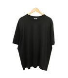 Tシャツ XXL 黒 ブラック ワンポイントロゴ 半袖 クルーネック カットソー /PP ■GY62