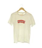 シュプリーム SUPREME × コムデギャルソンシャツ COMME des GARÇONS SHIRT 17SS box logo tee Tシャツ 半袖 プリント S オフホワイト /MY ■OS ■GY62