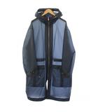 エルメス HERMES レインコート ジップアップ ポケット 紺 ネイビー /TK ■GY62