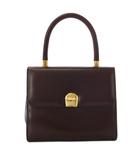 アイグナー AIGNER エティエンヌ アイグナー Etienne Aigner ハンドバッグ レザー 茶 ブラウン /TK ■GY62