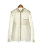 バーバリー BURBERRY SLIM BDシャツ ボタンダウンシャツ 長袖 42 白 ホワイト ITSIPSRL 18VER ■GY62