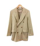 マックスマーラ MAX MARA テーラードジャケット ダブルブレスト 40 ベージュ 長袖 /NP ■GY62