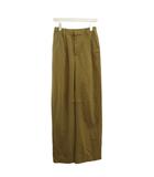 エムエムシックス メゾンマルジェラ MM6 Maison Margiela ワイドパンツ トラウザーズ フルレングス ウール 42 キャメル S52KA0517 M35080 /NP ■GY62