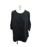エムエムシックス メゾンマルジェラ MM6 Maison Margiela カットソー L 紺 ネイビー 無地 ラウンドネック 七分袖 /RN ■GY62