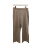 マックスマーラ MAX MARA パンツ ウール 38 グレージュ センタープレス フルレングス /NP ■GY62