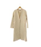 ユナイテッドアローズ UNITED ARROWS closet story ノーカラーコート ロング 38 アイボリー /AT ■OS ■GY46