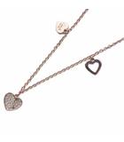 コーチ COACH ネックレス ペンダント ハートモチーフ ラインストーン ゴールド色 /YO9 ■GY49