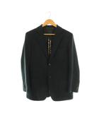 バーバリー ロンドン BURBERRY LONDON テーラードジャケット シルク混 カシミヤ混 M 黒 ブラック 背抜き /CX ■GY53