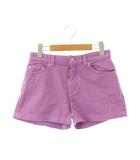 ディースクエアード DSQUARED2 ショートパンツ ジッパーフライ 12Y パープル /DF ■GY53