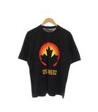 ディースクエアード DSQUARED2 Tシャツ カットソー プリント 半袖 16Y ブラック /DF ■GY53