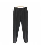 ジョルジオアルマーニ GIORGIO ARMANI スラックス ジッパーフライ 46 ブラック ホワイト /DO ■GY53