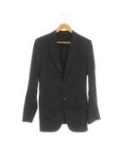 ジョルジオアルマーニ GIORGIO ARMANI テーラードジャケット ウール ストライプ 総裏地  46 チャコールグレー /CX ■GY53