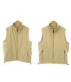 バーバリーゴルフ BURBERRY GOLF ベスト ジップアップ リバーシブル M ベージュ /DF ■GY53