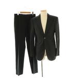 ジョルジオアルマーニ GIORGIO ARMANI スーツ セットアップ テーラードジャケット パンツ 44 ブラック 黒 /CX ■GY53