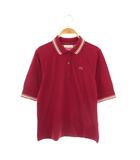 ラコステ LACOSTE ポロシャツ 五分袖 鹿の子 36 赤 レッド /AT ■OS ■GY53