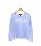 ポロ ラルフローレン POLO RALPH LAUREN スウェット ロゴ 長袖 M ライトブルー ホワイト /DO ■GY53