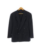 ヴェルサーチ ヴェルサーチェ VERSACE テーラードジャケット ウール ネイビー /CX ■OS
