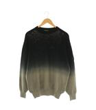 ケンゾー KENZO GOLF ニット セーター 長袖 グラデーション 3 ブラック グレー /ES ■GY53