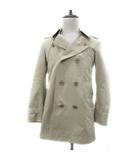 ファクトタム FACTOTUM トレンチコート スプリングコート ミドル丈 無地 44 M ライトベージュ /YS3 ■GY53