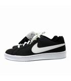 ナイキ NIKE コートロイヤル シューズ スニーカー ローカット ロゴ US6 24㎝ 黒 ブラック 白 ホワイト 844802-010 /YS6 ■GY53