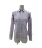 ポロゴルフ ラルフローレン POLO GOLF RALPH LAUREN ゴルフウェア シャツ ブラウス 長袖 ストライプ柄 2 マルチカラー 赤 レッド /YS14 ■GY53