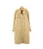 バーバリーズ Burberrys 英国製 ヴィンテージ トレンチコート ノバチェック裏地 ベージュ /ES ■GY53