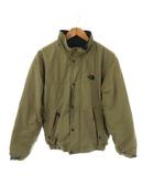 ザノースフェイス THE NORTH FACE フリースジャケット ブルゾン アウター L カーキ ロゴ 裏起毛 /CX ■GY53