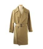 ザ リラクス THE RERACS 24SS WATER PROOF TASLAN TWILL MIDDLE TRENCH COAT トレンチコート スプリングコート ベルト付き 36 ベージュ /DF ■GY57