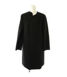 ヴァレンティノ ヴァレンチノ  VALENTINO ノーカラーコート 40 ブラック /DO ■GY57