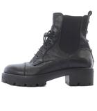  ブルーノプレミ BRUNO PREMI レースアップブーツ レザー ショート 37 黒 /SR ■GY57