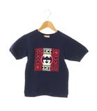 グッチ GUCCI キッズ 半袖 GGロゴ スウェット チュニック 36 100/56 ネイビー /ES ■GY20