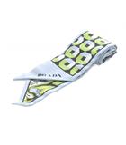 プリント スカーフ 総柄 絹 シルク 水色 ライトブルー /SR ■GY20 ■OH