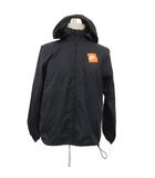 ナイキ NIKE スポーツウエア ウィンドブレーカー フーディジャケット XL 黒 ブラック オフホワイト ジップアップ フード収納 /HO7 ■GY58