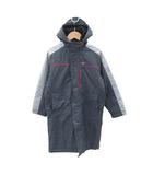 ナイキ NIKE スポーツウエア ベンチコート ロング丈 フード付き XS 130cm グレー 裏ボア /SY3 ■GY58 男の子