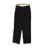 ワイズ Y's ヨウジヤマモト ワイドパンツ 2 黒 ブラック ジップフライ アンクル丈 /YS30 ■GY58