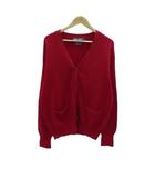 ポロゴルフ ラルフローレン POLO GOLF RALPH LAUREN ゴルフウエア ニットカーディガン ミドル丈 L レッド 赤 /HO32 ■GY61