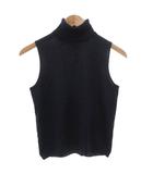 ポロゴルフ ラルフローレン POLO GOLF RALPH LAUREN ニット シルク混 カシミヤ混 M 紺 ネイビー タートルネック ノースリーブ /FF ■GY53