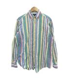 ラルフローレン RALPH LAUREN ボタンダウンシャツ 長袖 BD カジュアル ストライプ ポニー刺繍 L マルチカラー /GV ■GY53