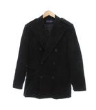 ラルフローレン RALPH LAUREN ダブル コート ジャケット 15 黒 ブラック /UO ■GY53