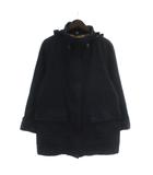 バーバリーズ Burberrys フーデッドジャケット ブルゾン アウター ナイロン混 裏地ノバチェック ジップアップ ロゴ 38 M 紺 ネイビー /XZ