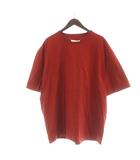 25SS OVERSIZE GMT DYE T-SHIRT オーバーサイズ ガーメントダイ コットン Tシャツ カットソー 半袖 48 M 赤 レッド S50GC0646 S23883 /MQ