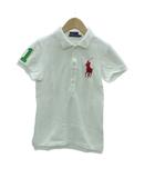 ラルフローレン RALPH LAUREN ビッグポニー ポロシャツ ポロカラー 半袖 S オフホワイト ナンバリング 1 /HO61 ■GY61