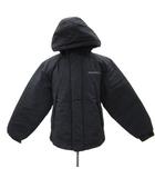  オガサカスキー OGASAKA SKI 中綿ジャケット M ナイロン 黒 ブラック フード付き ミドル丈 /YS26 ■GY61