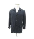 バーバリーズ Burberrys オープンカラージャケット ミドル丈 シングルボタン MA ネイビー 紺 BBR08-417-29 /SY45 ■GY61