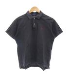 ラルフローレン RALPH LAUREN ゴルフ GOLF ポロシャツ 半袖 ポニー刺繍 鹿の子 S 紺 ネイビー /GV ■GY58