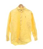 ラルフローレン RALPH LAUREN ボタンダウンシャツ ロゴ刺繍 17-34 黄 イエロー 長袖 /KR ■GY58