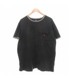 ポロ バイ ラルフローレン Polo by Ralph Lauren Tシャツ 鹿の子 XL ダークグリーン ロゴ刺繍 ラウンドネック 半袖 /YJ ■GY61