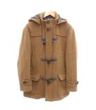  ケント KENT ダッフルコート ウール M 茶 ブラウン フード付きトグルボタン /YJ ■GY61