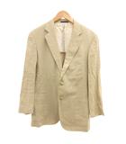 バーバリー ロンドン BURBERRY LONDON テーラードジャケット カジュアル 麻 リネン AB6 ベージュ /JS ■GY61